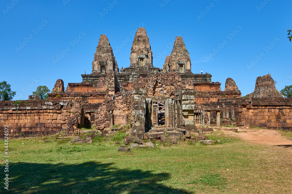 Pre Rup Khmer temple at Angkor Thom is popular tourist attraction, Angkor Wat Archaeological Park in Siem Reap, Cambodia UNESCO World Heritage Site