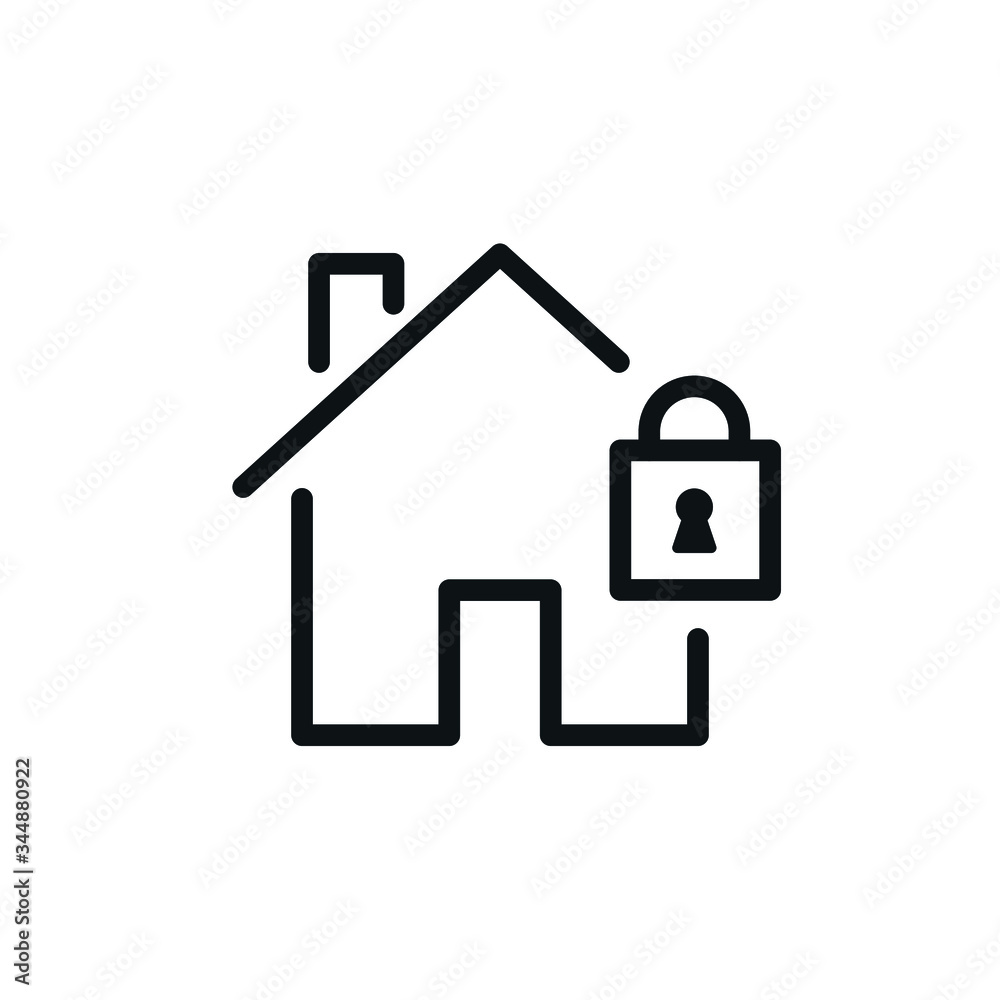protect home icon - web homepage secure symbol - vector website sign protect home icon - web homepage secure symbol - vector website sign