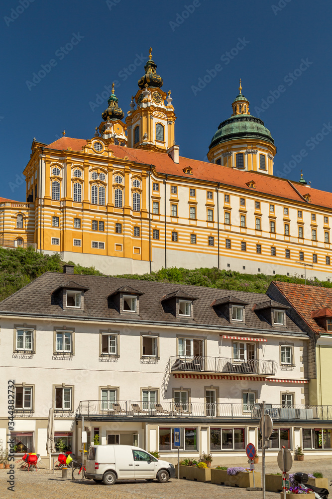 Fototapeta premium Melk Abbey. Melk, Austria.