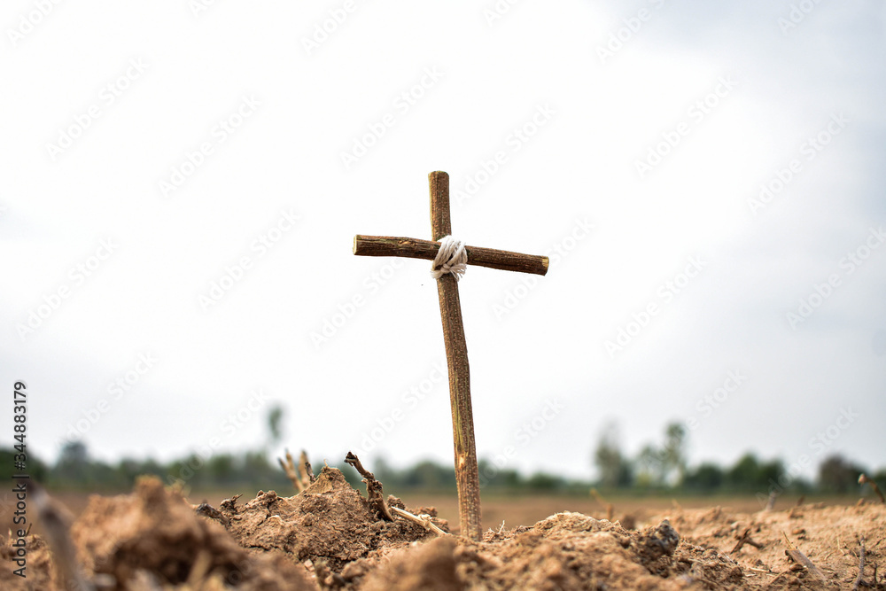 Ascension day concept: Religious symbolism. Jesus died and resurrected. Ascension day concept: Religious symbolism. Jesus died and resurrected.