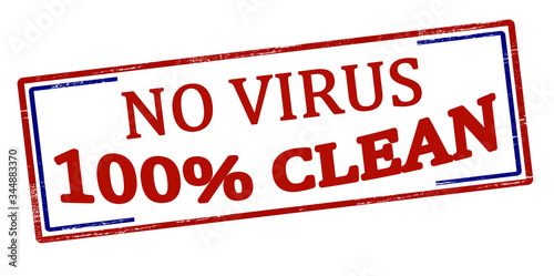 No virus one hundred percent clean