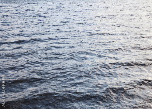 Water surface with ripples and waves.