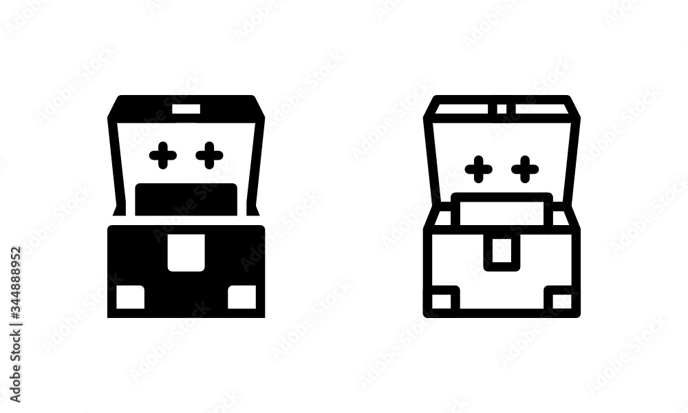 Treasure in Fantasy Like Gold, trove Icon, Logo, Vector Treasure in Fantasy Like Gold, trove Icon, Logo, Vector