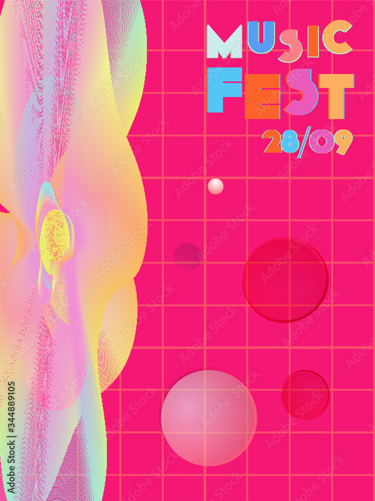 Music festival cover background. Music festival cover background.