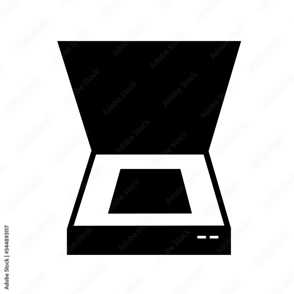 scanner icon on white background. flat style. document scanner icon for your web site design, logo, app, UI. office scanner symbol. fax digital device sign. scanner icon on white background. flat style. document scanner icon for your web site design, logo, app, UI. office scanner symbol. fax digital device sign.