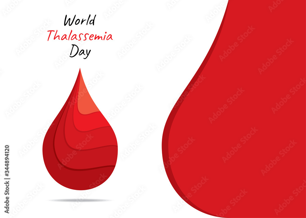 Obraz premium creative world Thalassemia day poster design