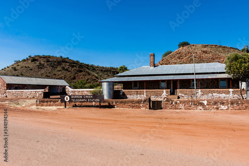 The Barrow Creek Telegraph Station in the Australian Outback