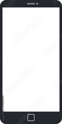 Mobile phone icon, smart phone icon vector illustration