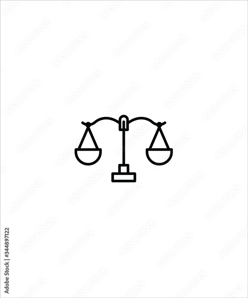 law scale line icon,vector best line icon. law scale line icon,vector best line icon.