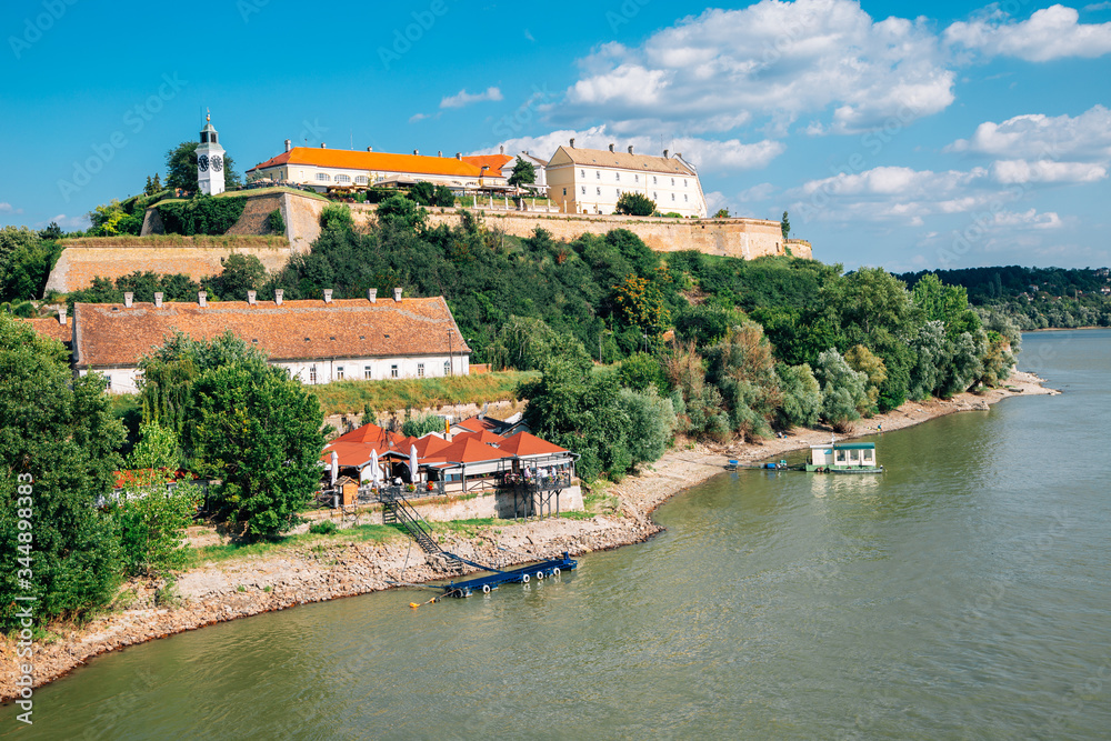 Petrovaradin Fortress on Danube river in Serbia
