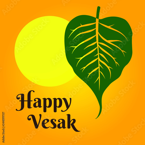vesak day illustration