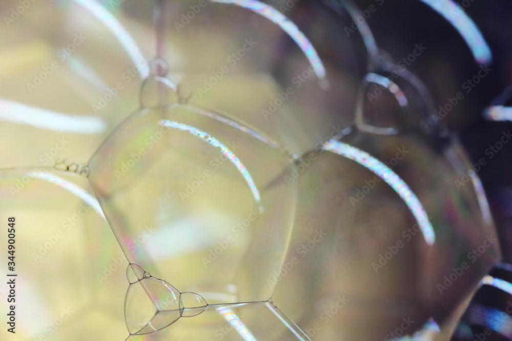 beautiful soap bubble in macro for background beautiful soap bubble in macro for background