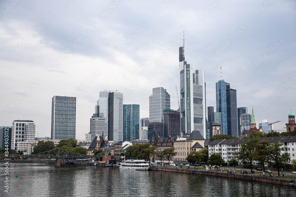 Obraz premium Frankfurt Germany Skyline