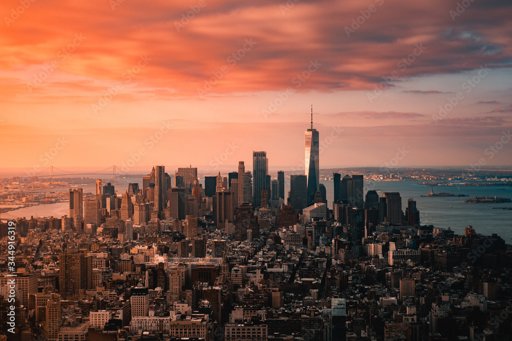 Fototapeta premium Skyline Manhattan