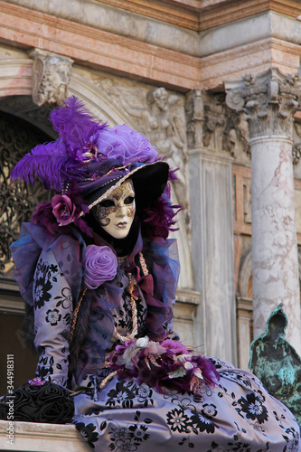 Walking in Venice during the carnival