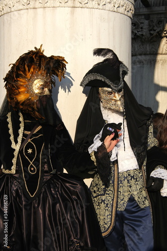 Walking in Venice during the carnival
