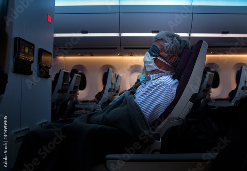 Qatar flight during coronavirus pandemic