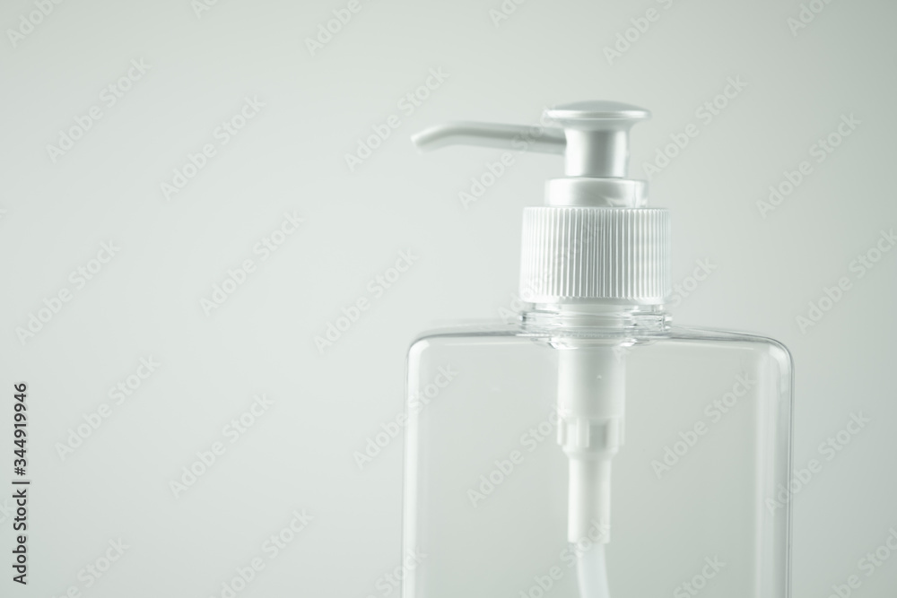 Blank realistic plastic pump bottle Blank realistic plastic pump bottle