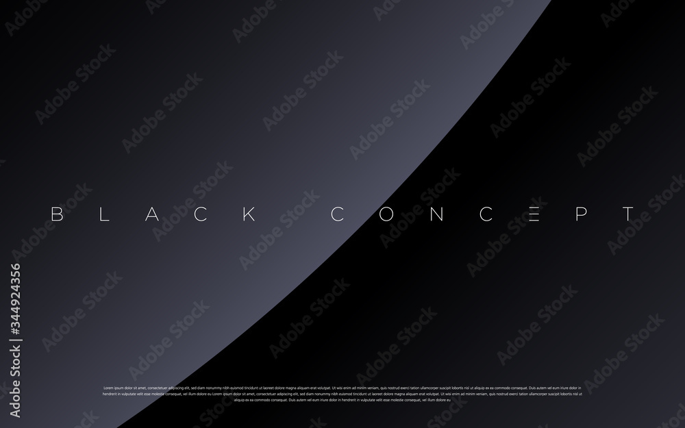Minimalist black premium abstract background with luxury dark geometric elements. Exclusive wallpaper design for poster, brochure, presentation, website etc. - Vector EPS Minimalist black premium abstract background with luxury dark geometric elements. Exclusive wallpaper design for poster, brochure, presentation, website etc. - Vector EPS
