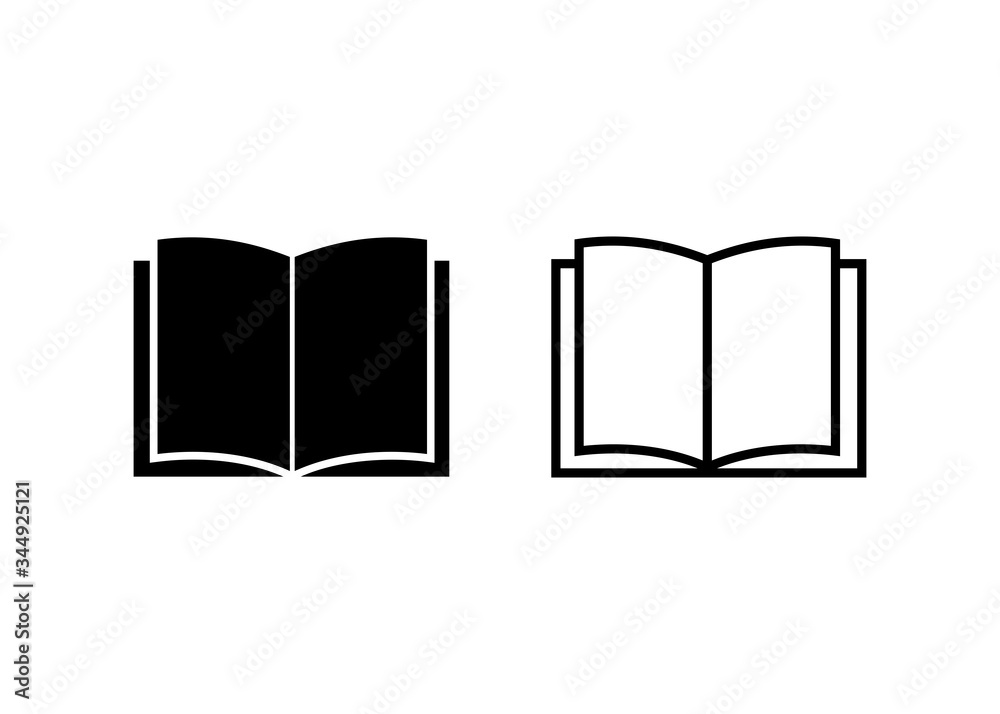 book icon, book sign and symbol vector design book icon, book sign and symbol vector design