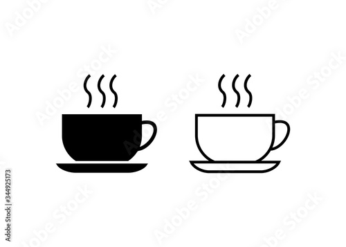 Coffee cup icon  Coffee cup sign and symbol vector design