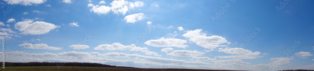 Beautiful landscape. Panorama sky and clouds Beautiful landscape. Panorama sky and clouds