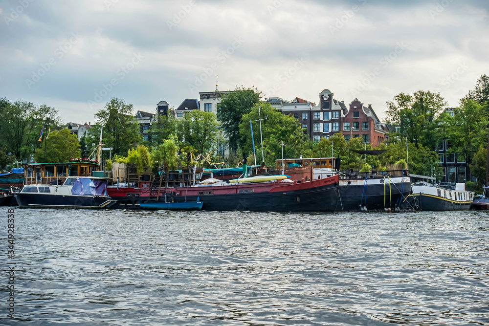 Boats, variouse sizes and shapes,Amsterdam