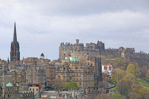 Edinburgh city and Castle from Calton Hill 