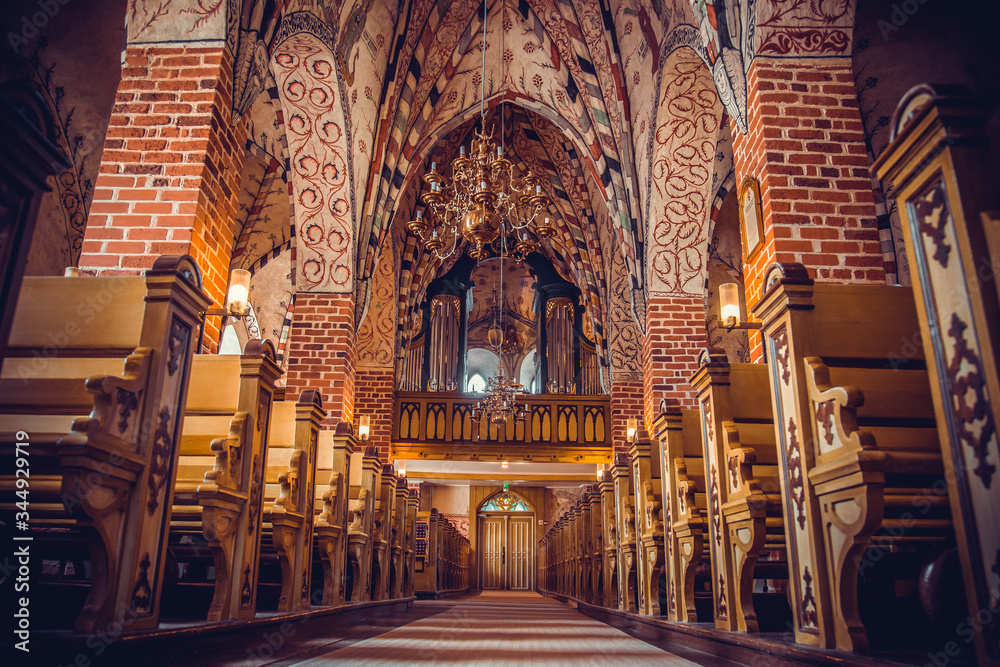 Porvoo, Finland - : Interior of Porvoo Cathedral