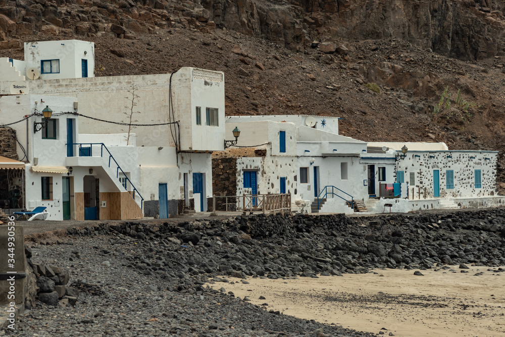 houses on the beach of crete