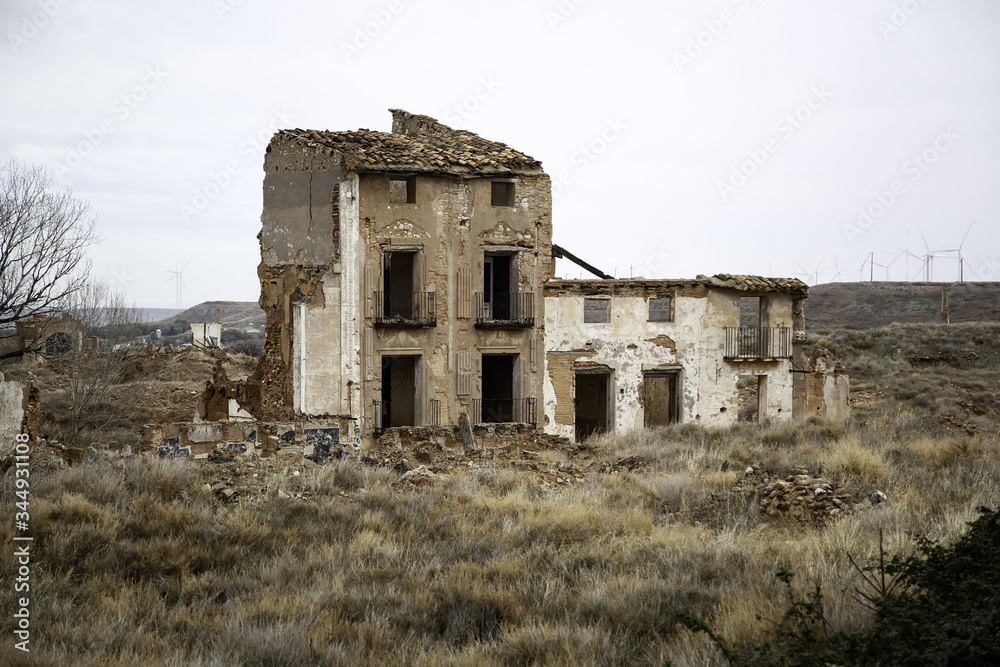 Belchite abandoned town