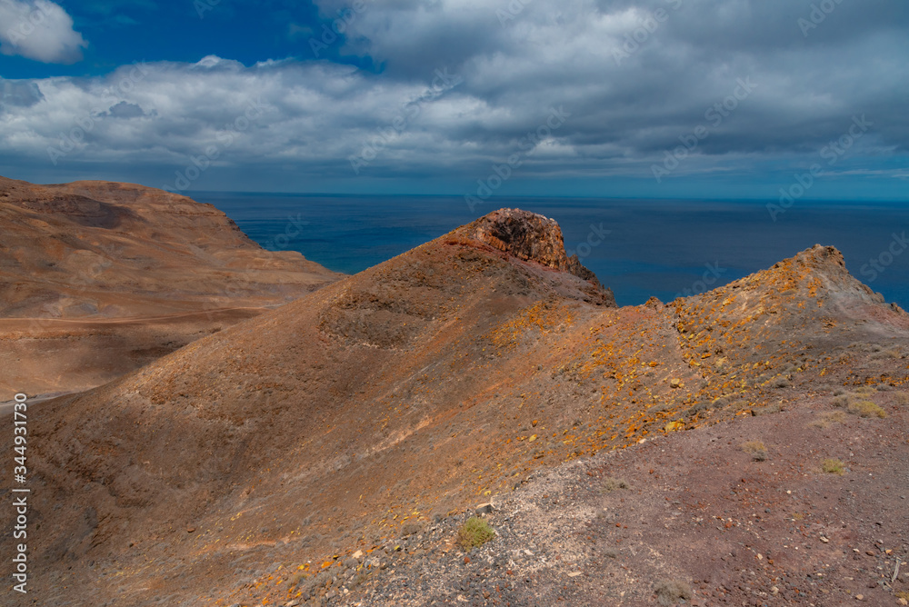 Fototapeta premium scenic view of Fuerteventura in Spain Canary islands