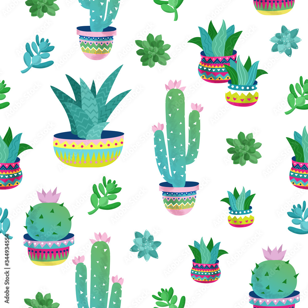 cacti in flower pots cacti in flower pots