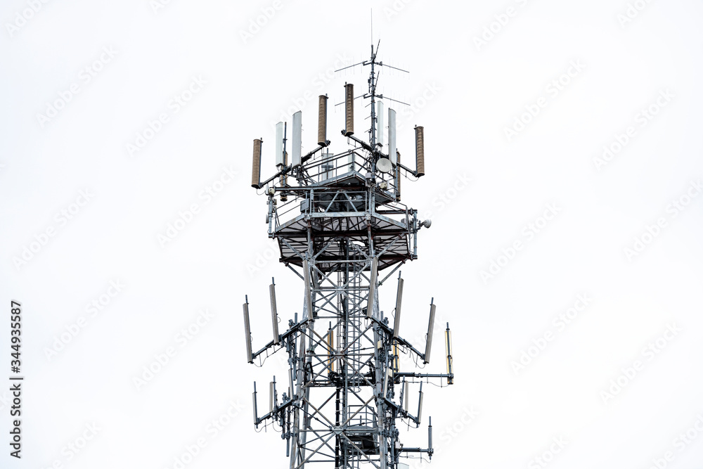 Antenna used for mobile phones. Cellular radio tower. Antenna used for mobile phones. Cellular radio tower.