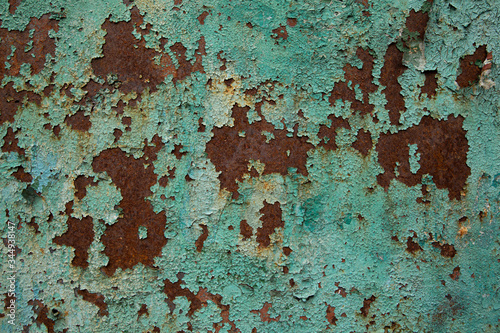 old green scratched weathered texture with rust