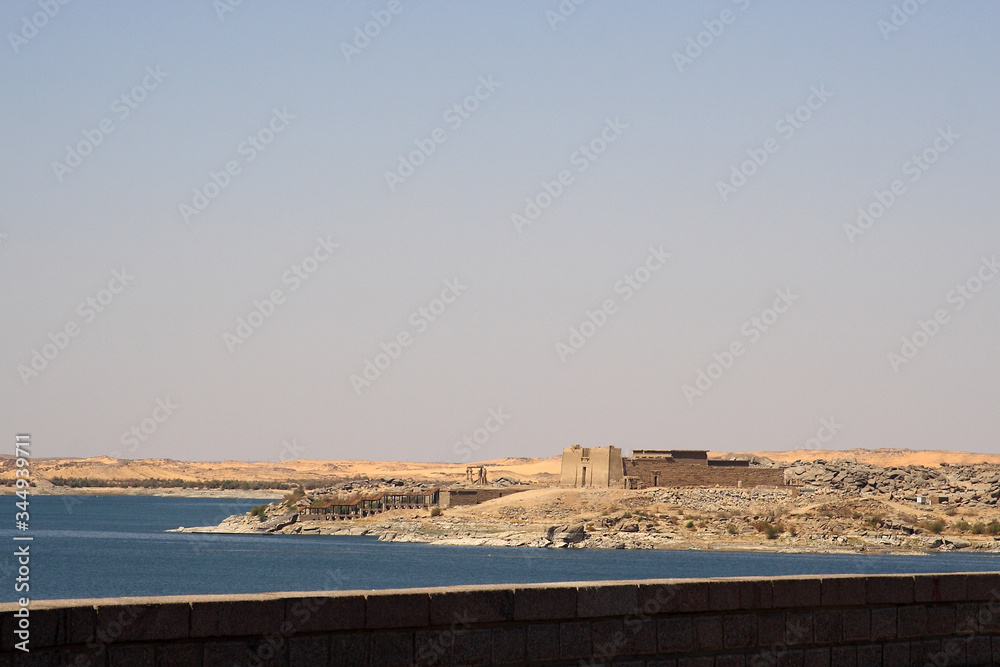 
Temple at the Aswan dam