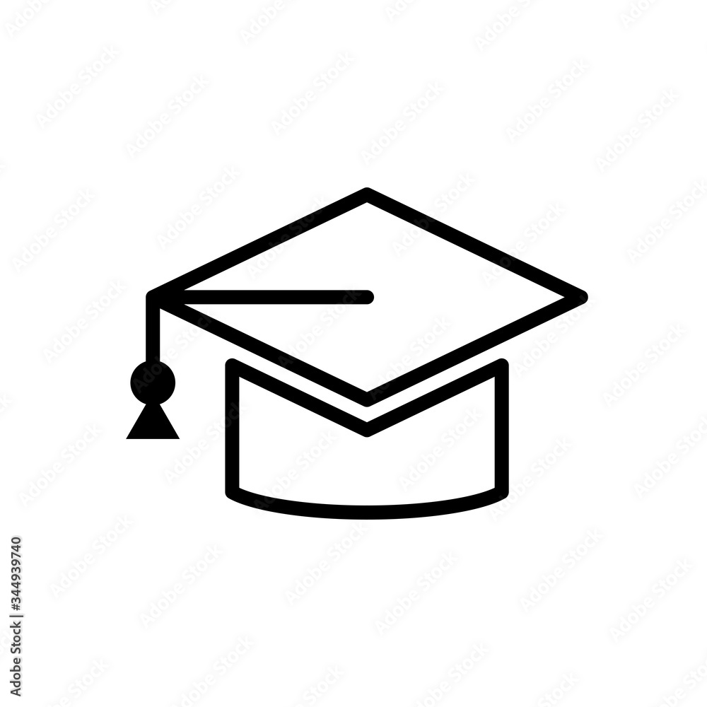 Graduate Icon Design Vector Template Graduate Icon Design Vector Template