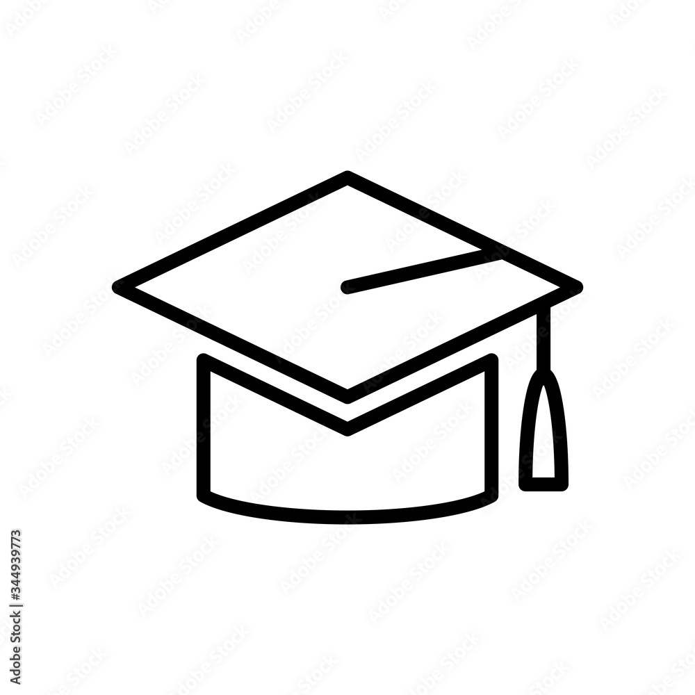 Graduate Icon Design Vector Template Graduate Icon Design Vector Template