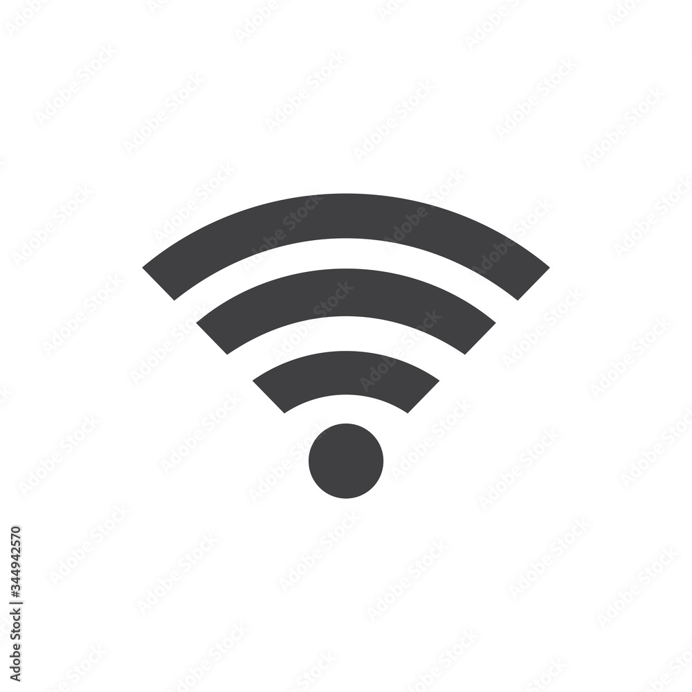 Wifi icon in flat style. wireless symbol vector illustration isolated on white background. Internet connection business concept. Wifi icon in flat style. wireless symbol vector illustration isolated on white background. Internet connection business concept.