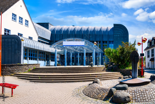 The city hall (Stadthalle) in Nassau an der Lahn, Rhineland-Palatinate, Germany