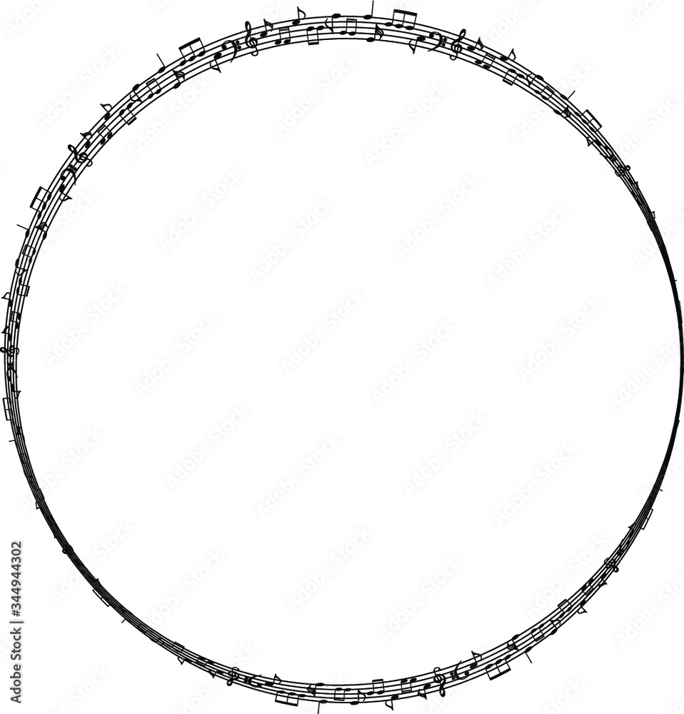 music notes on white background music notes on white background