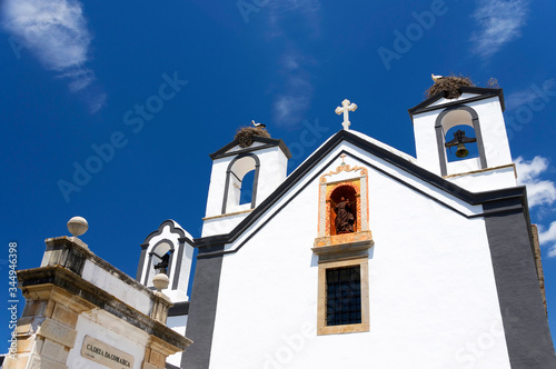 Architectural detail in the old town of Faro - Capital of Algarve - Portugal, Europe