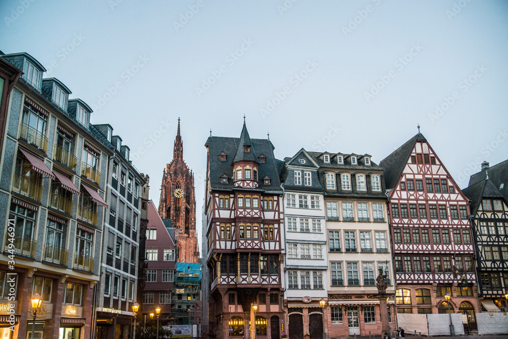classic european architecture in frankfort germany
