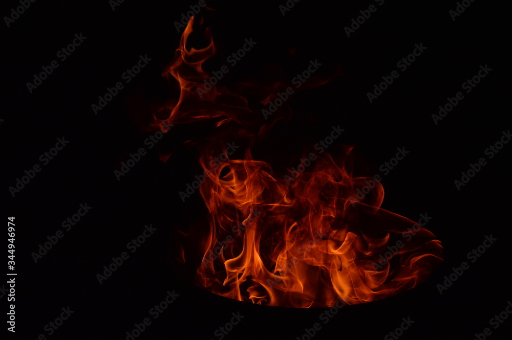 Fototapeta premium dark flames