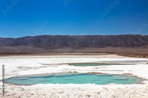 Hidden lagoon Baltinache (Lagunas escondidas Baltinache) Atacama Desert, Chile © marabelo
