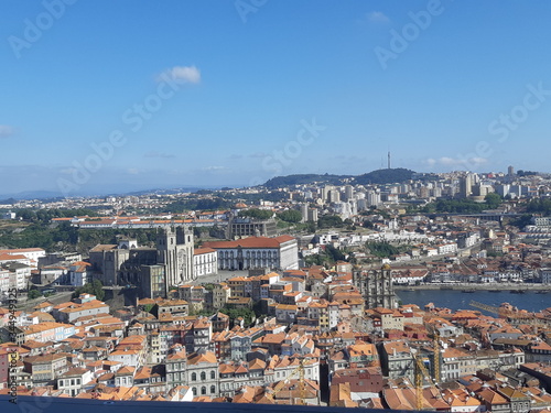 Vistas aéreas de O Porto, Portugal