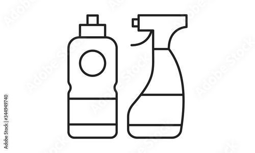 Window cleaner, washer, household, clean free vector icon