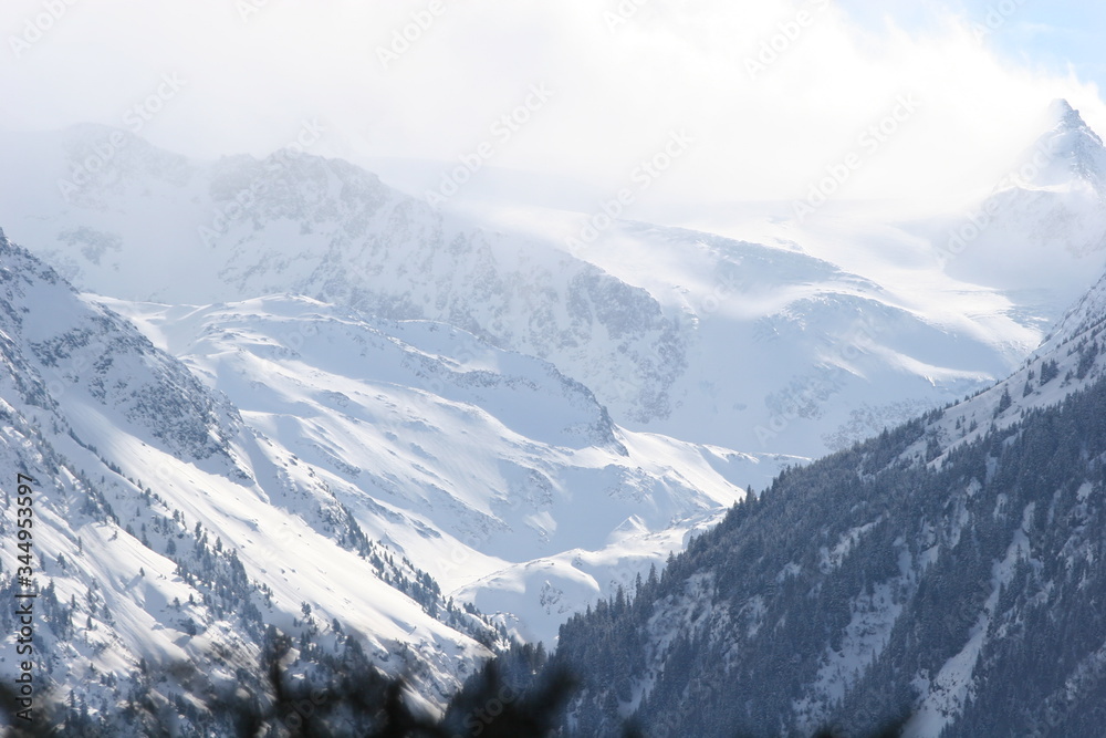 Fototapeta premium snow covered mountains