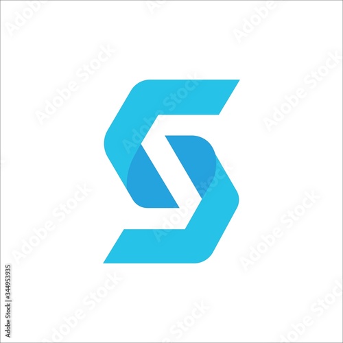 Initial letter s logo vector design template