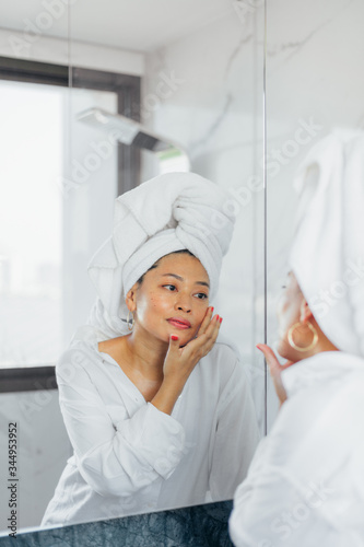 Day at Home. Lifestyle of an Asian Woman